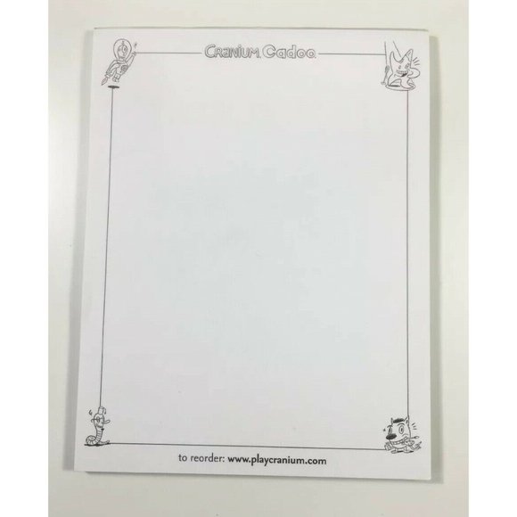 Cranium Cadoo Board Game 6-Sided Dice Paper Note Pad Replacement Part Piece 2001 - Picture 2 of 8